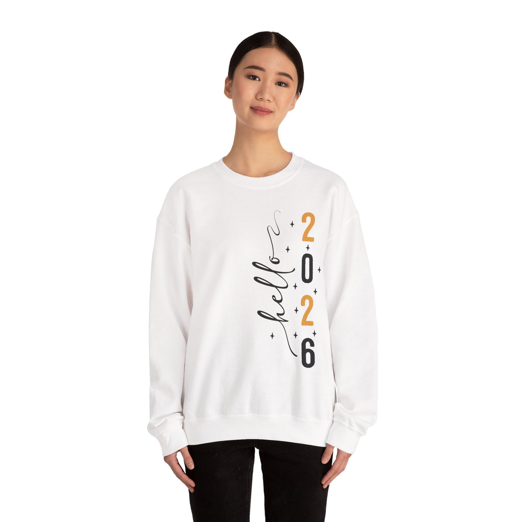 2026 New Year Graphic Pullover Sweatshirt
