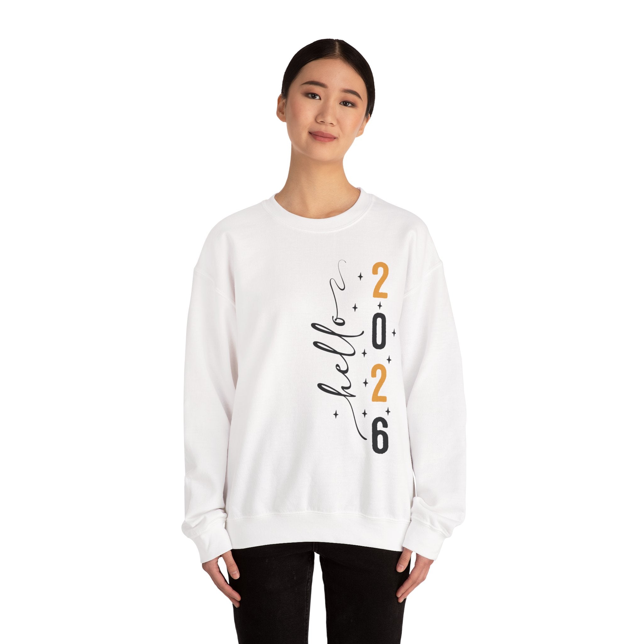 2026 New Year Graphic Pullover Sweatshirt