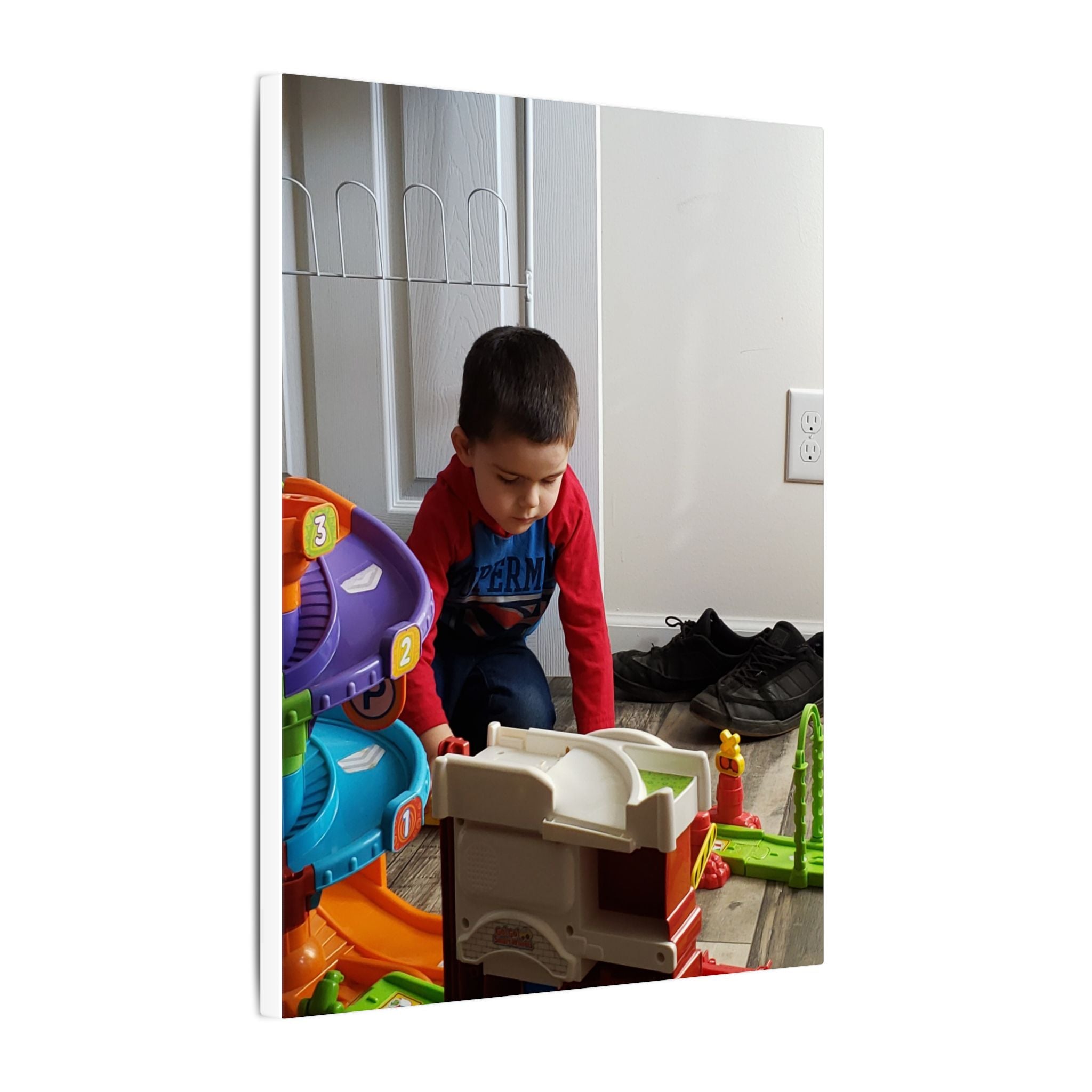 Personalized Matte Stretched Canvas Print — Playroom Photo Wall Art