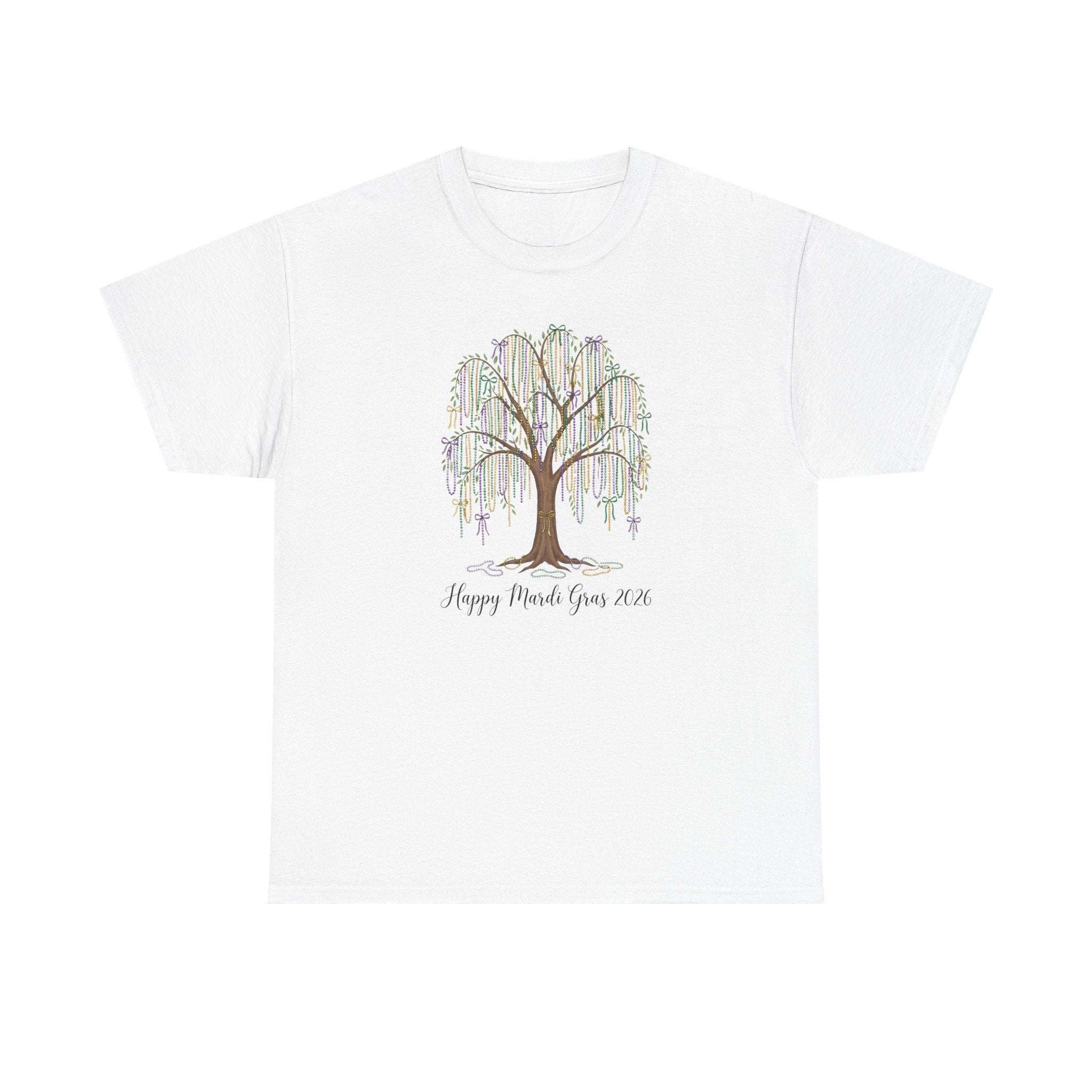 Willow Tree 'Happy Mardi Gras' T‑Shirt