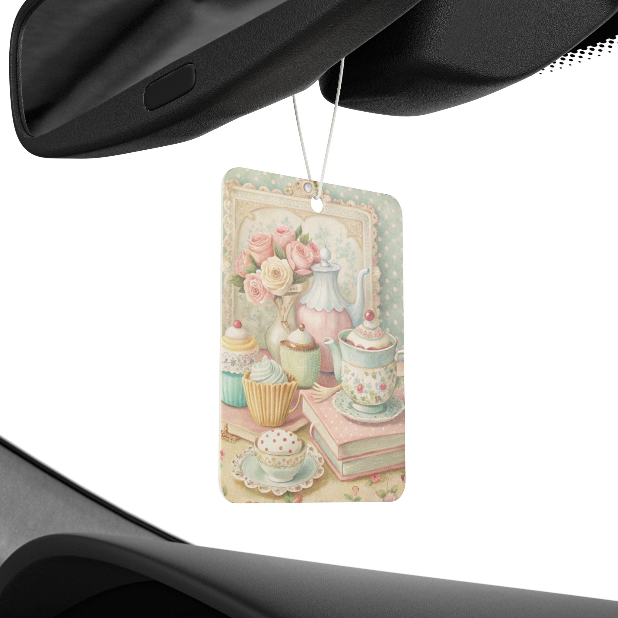Pastel Tea Party Car Air Freshener