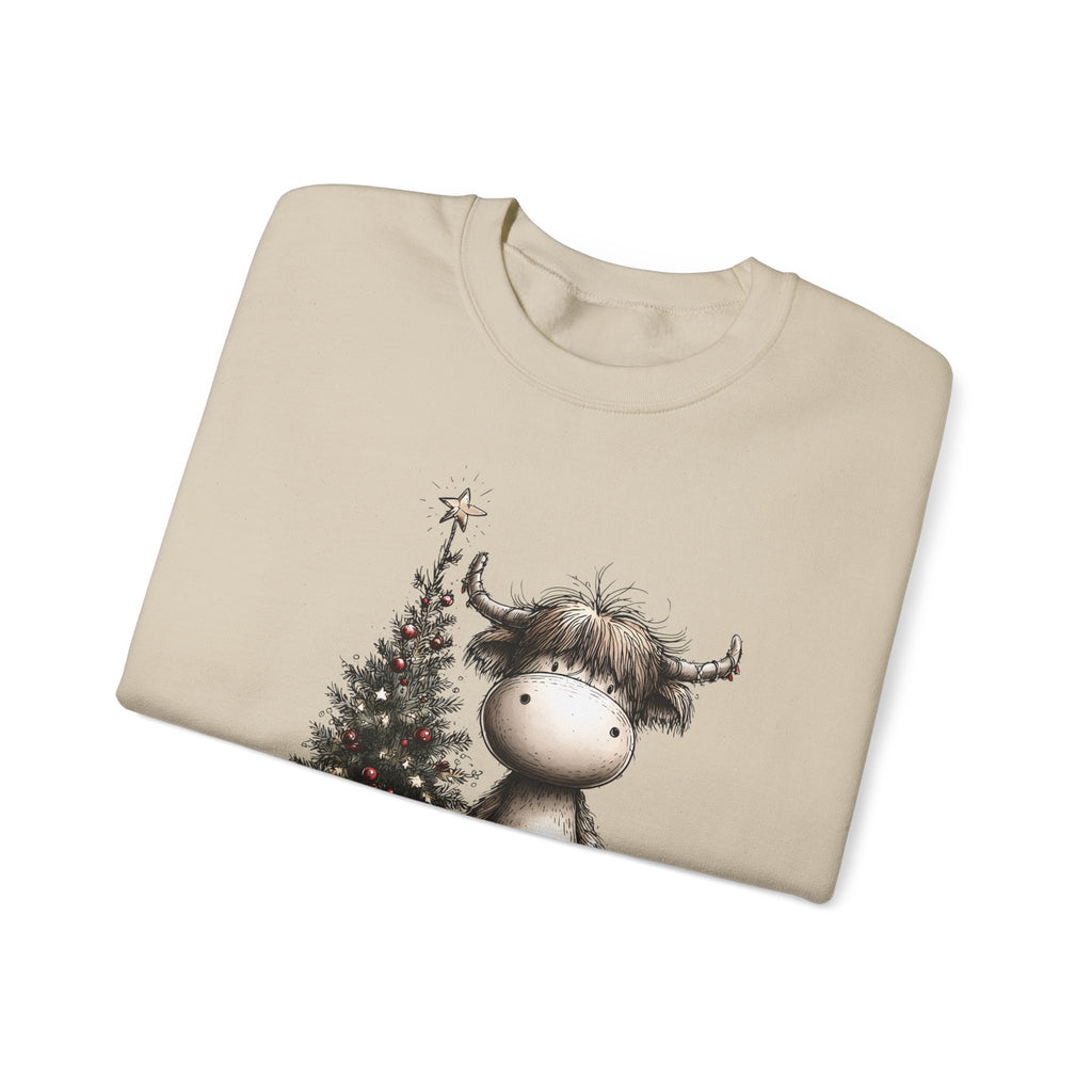 Christmas Moose Crewneck Sweatshirt