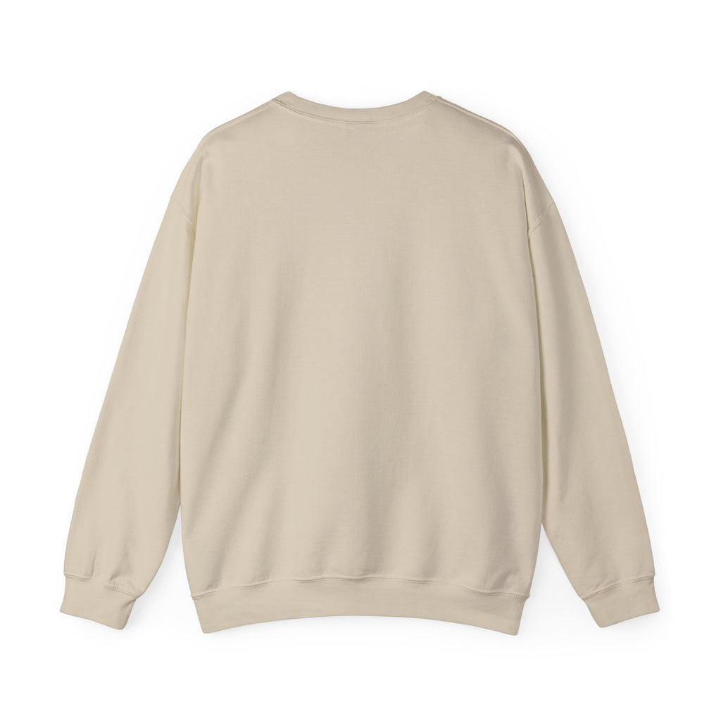 Choose Happy Crewneck Sweatshirt — Cozy Inspirational Pullover with Script Heart