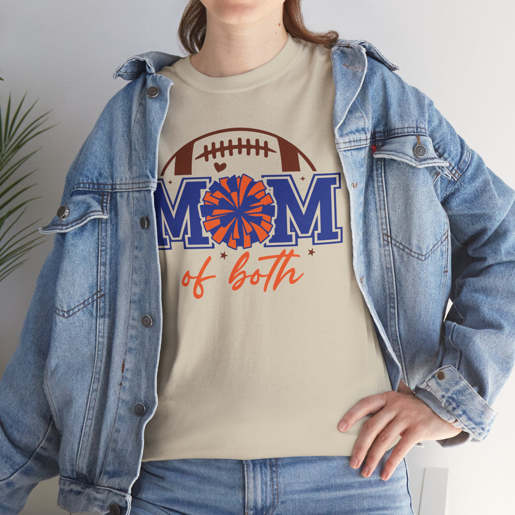 Football Cheerleading Mom Of Both T-shirt