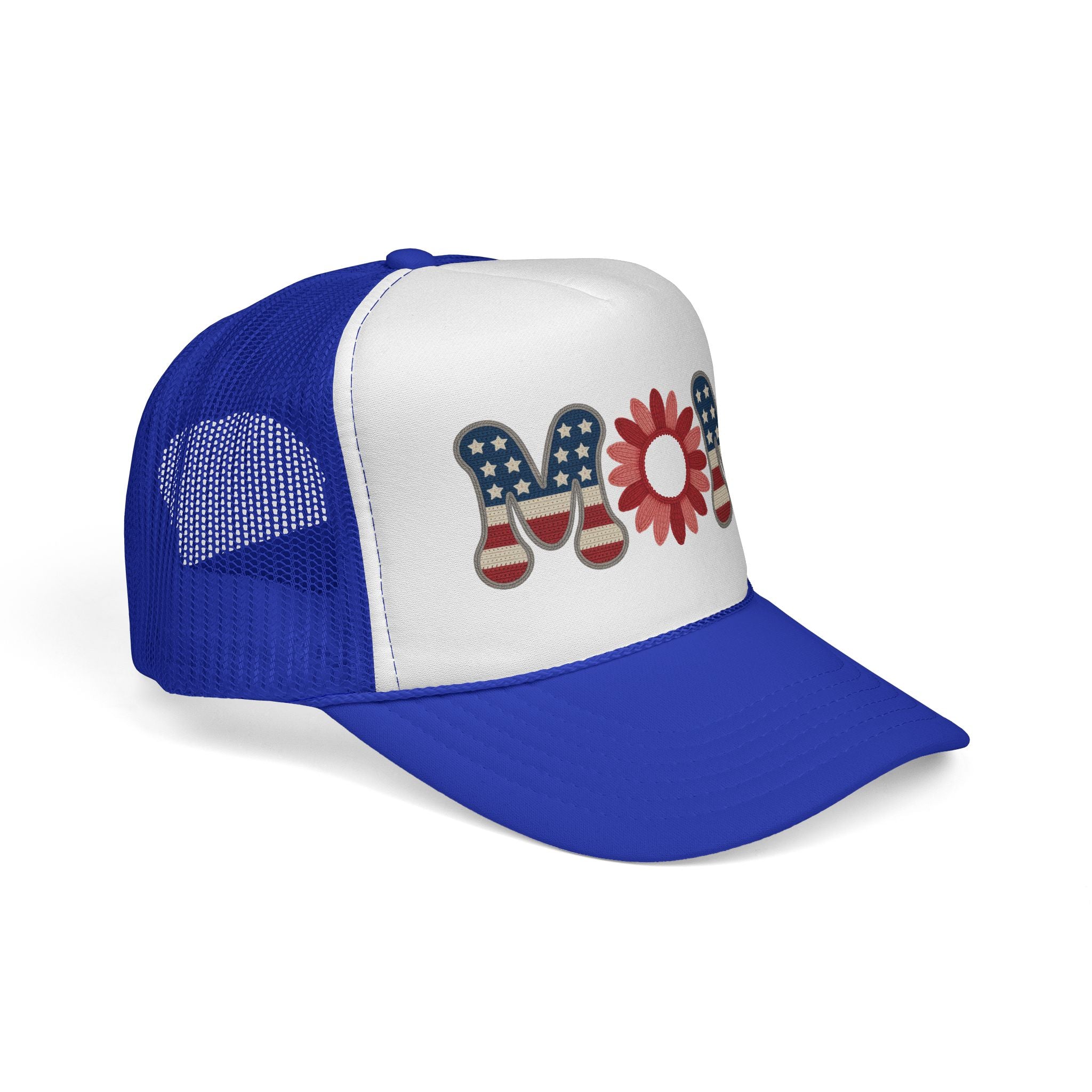MOM Patriotic Trucker Cap