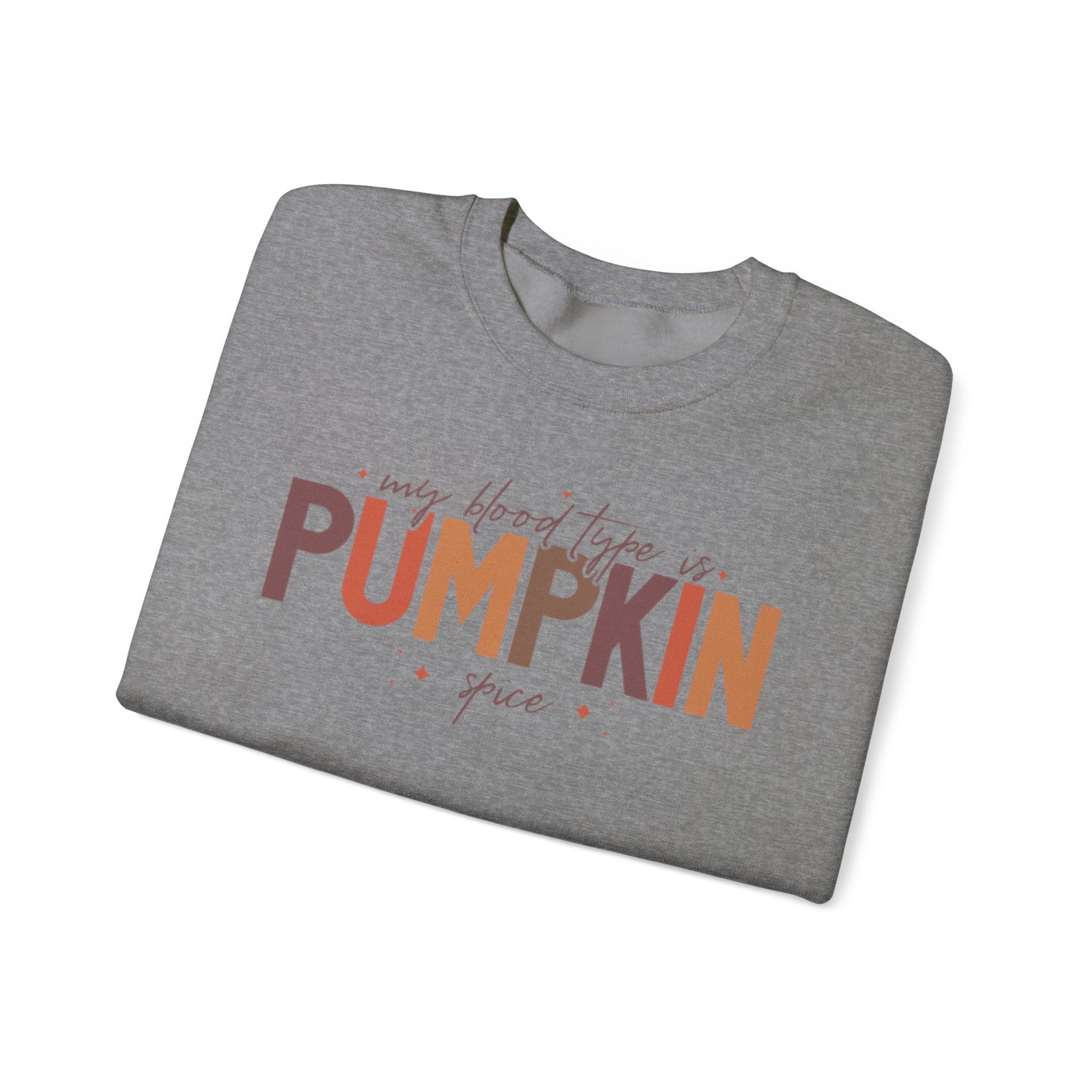 My Blood Type Is Pumpkin Spice Crewneck Sweatshirt