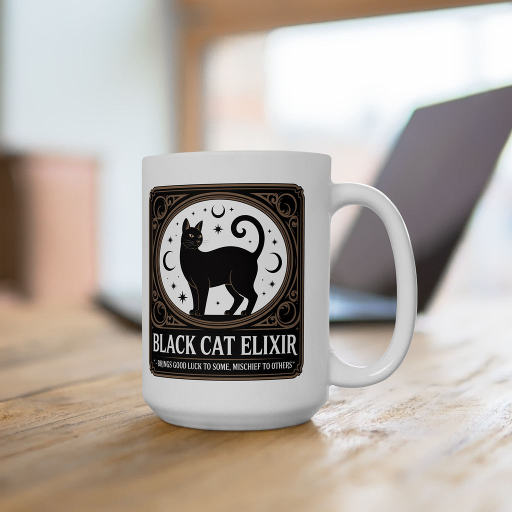 Black Cat Elixir Coffee Mug