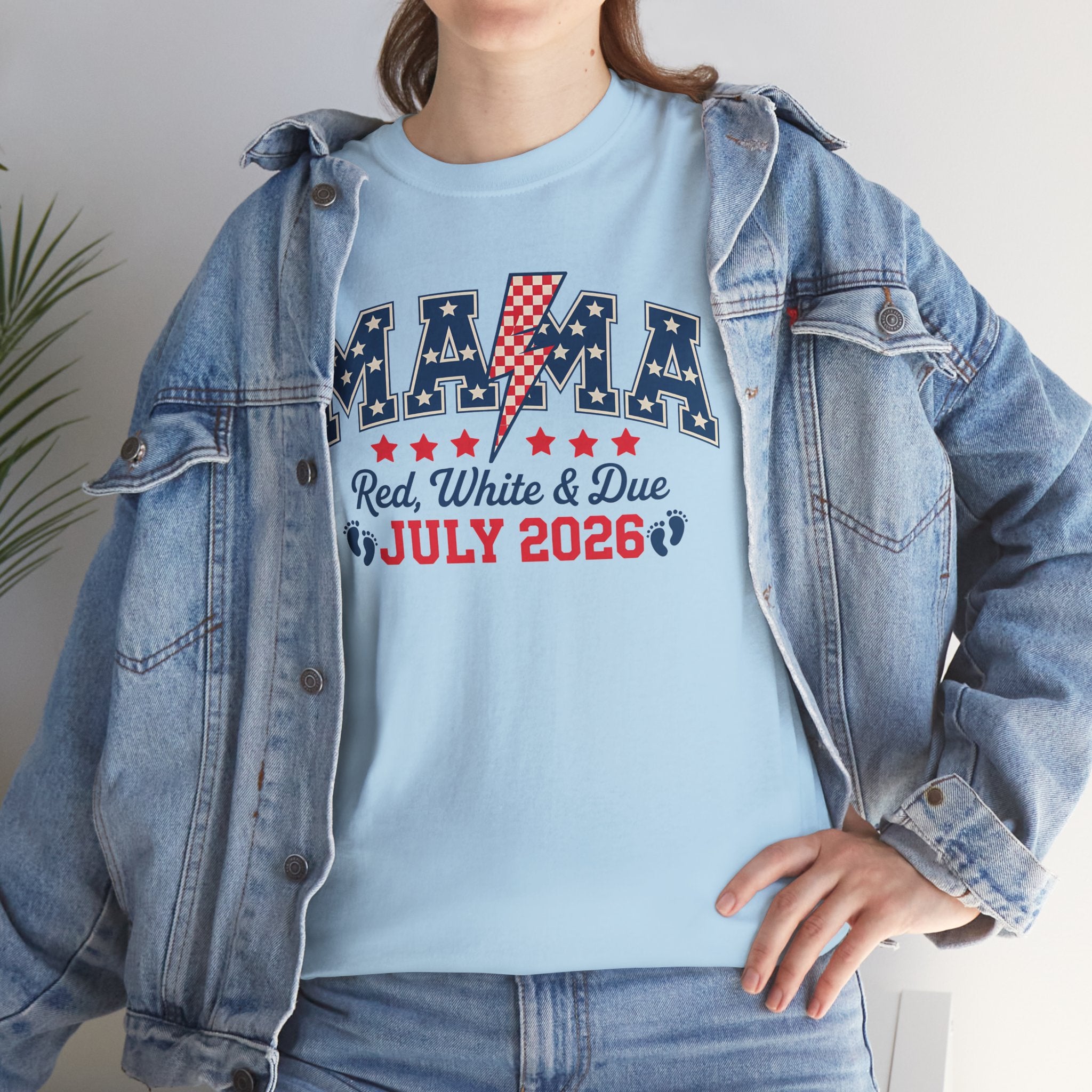 Mama — Red, White & Due July 2026 Tee
