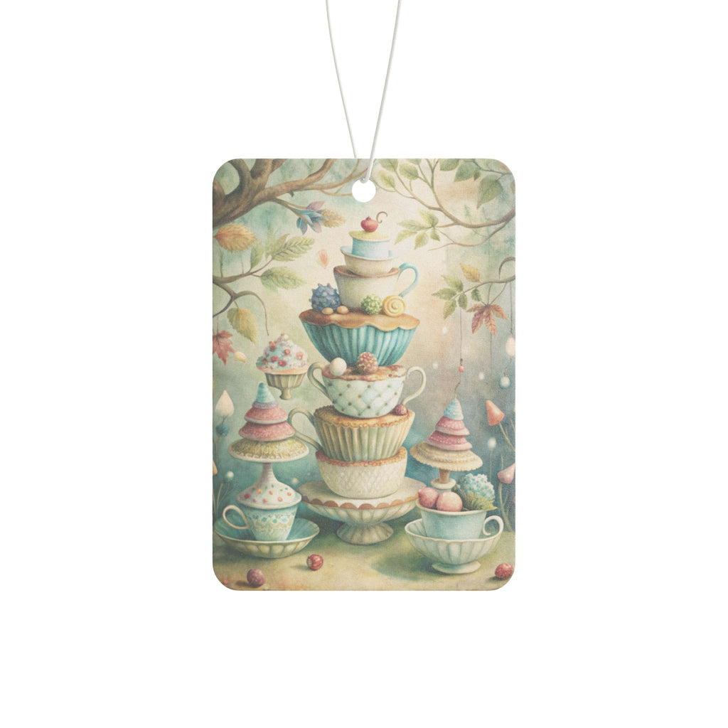 Whimsical Cupcake Teaparty Car Air Freshener