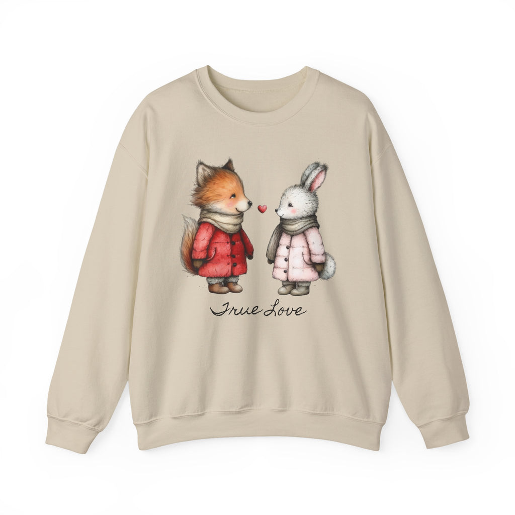 Cute Fox & Bunny Personalized Crewneck