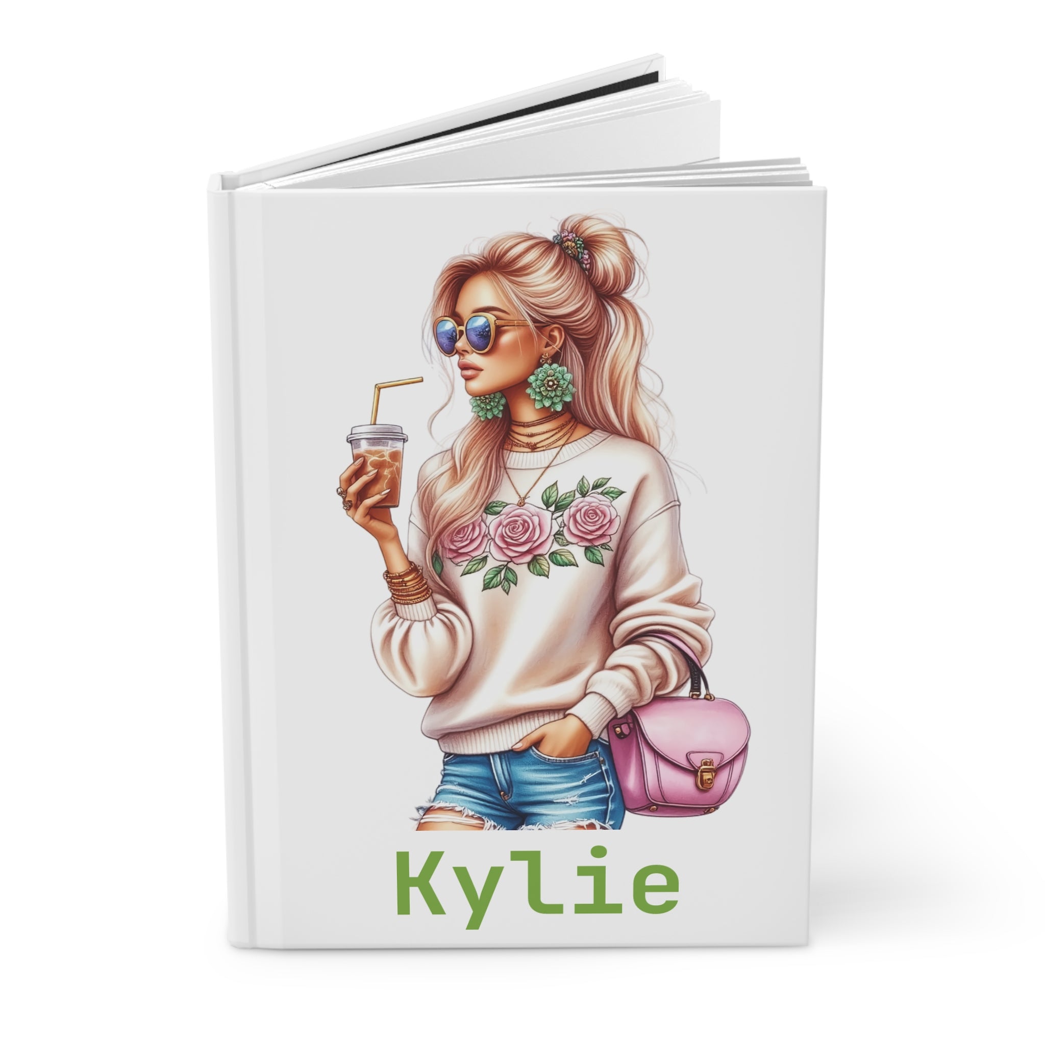 Hardcover Journal — Personalized Chic Girl