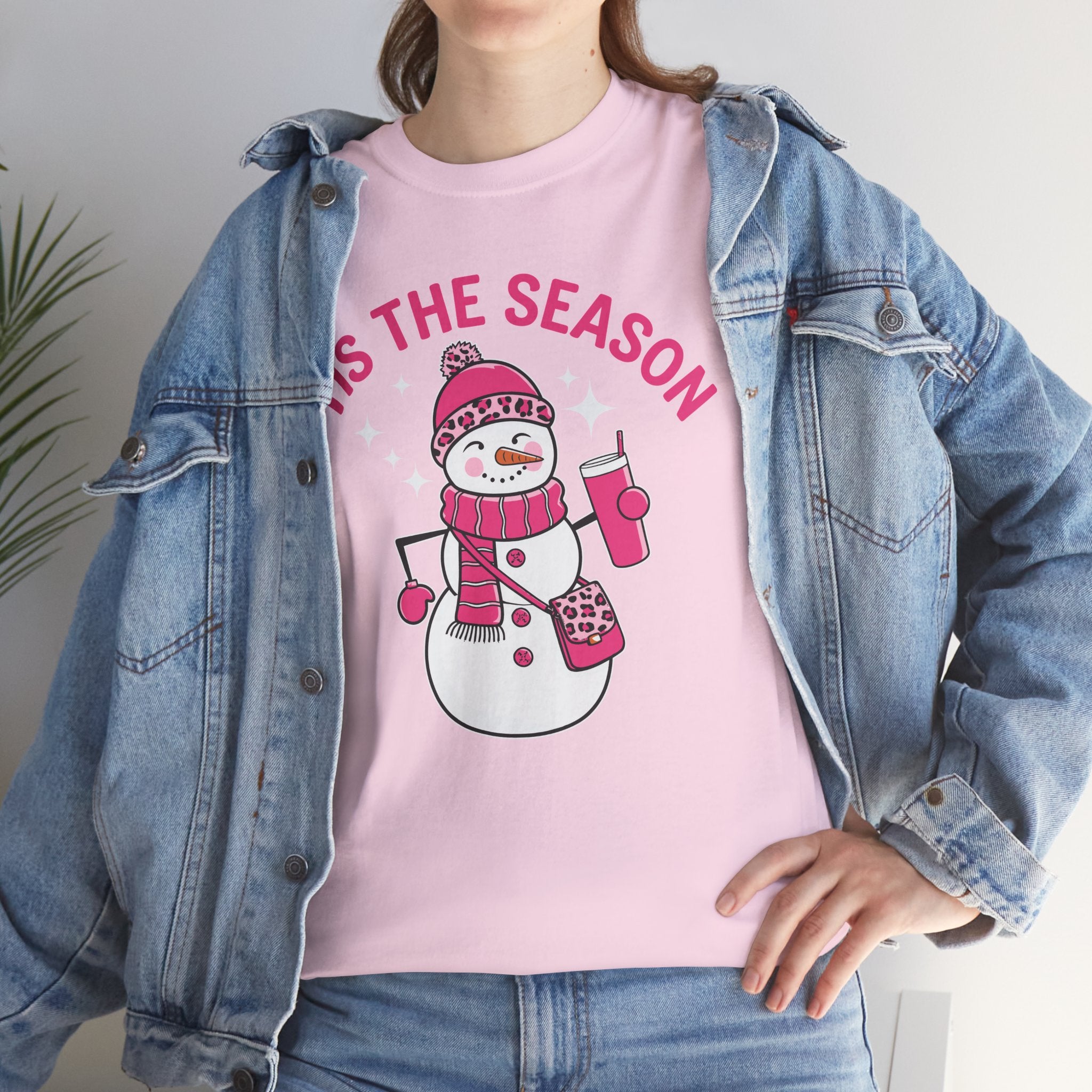 Tis The Season Bougie Snowman Tshirt