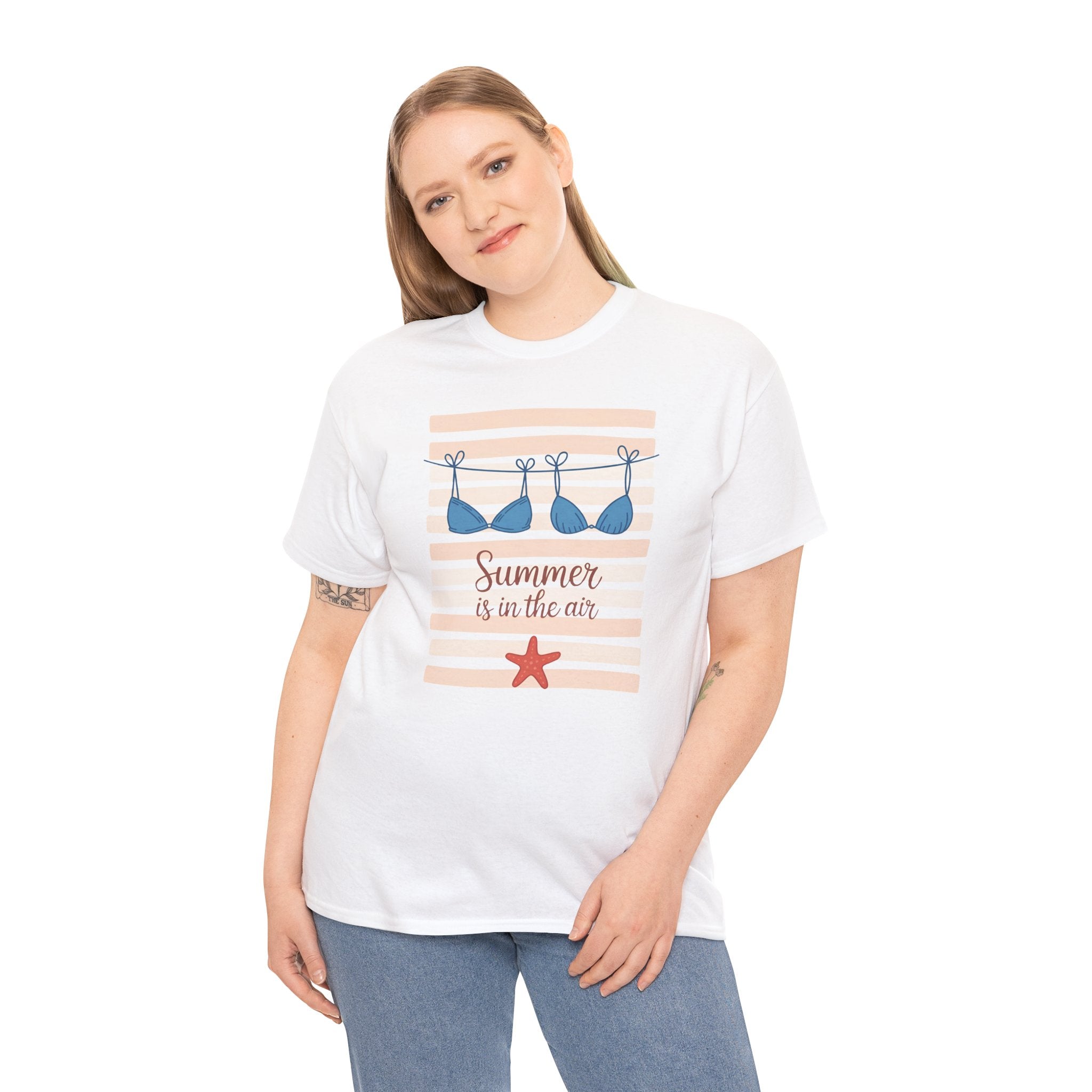 Summer Is In The Air Tee — Beach Bikini Graphic T-Shirt