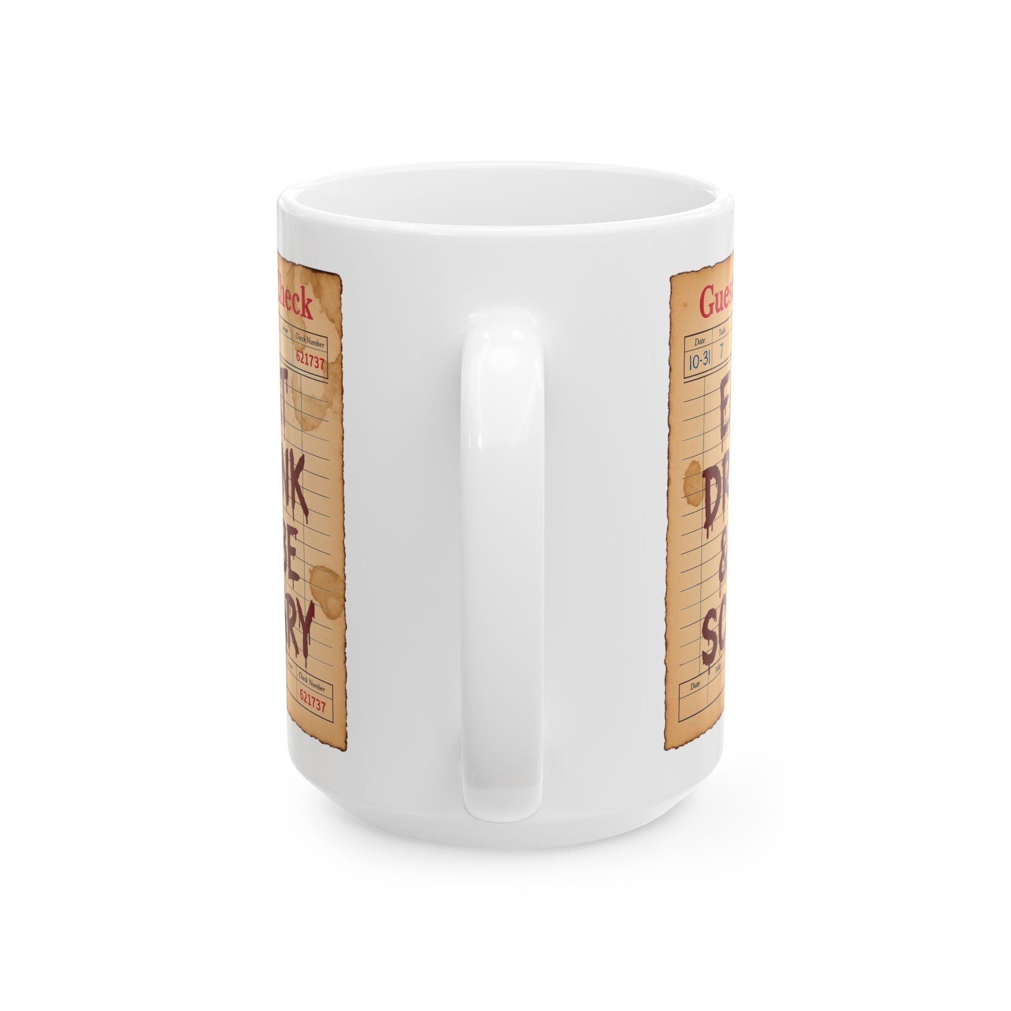 Eat Drink & Be Scary Ceramic Mug