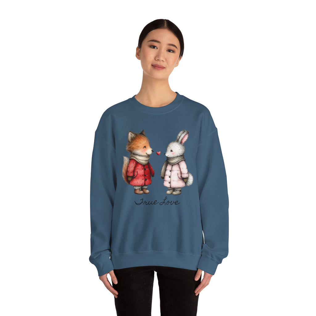 Cute Fox & Bunny Personalized Crewneck