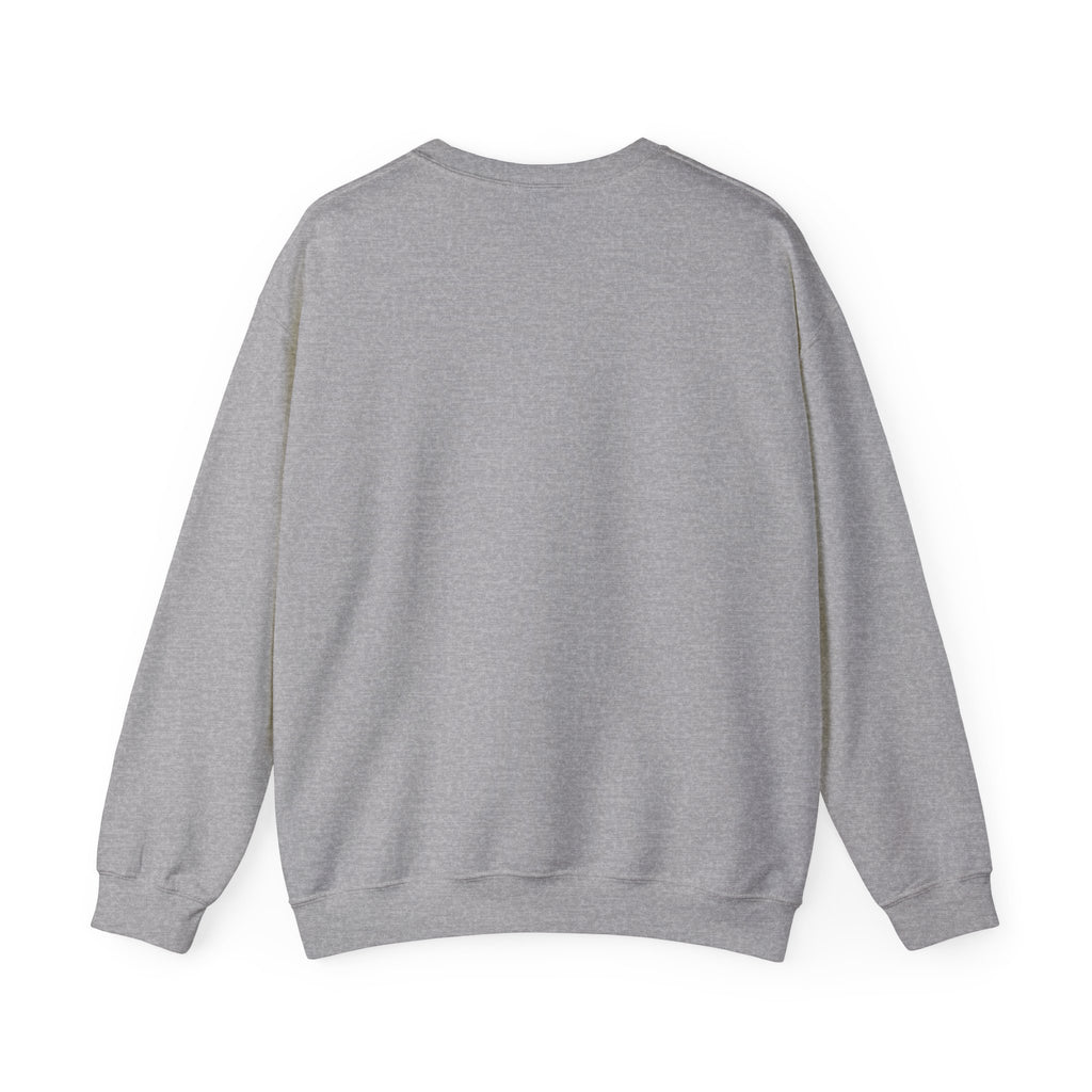 Choose Happy Crewneck Sweatshirt — Cozy Inspirational Pullover with Script Heart