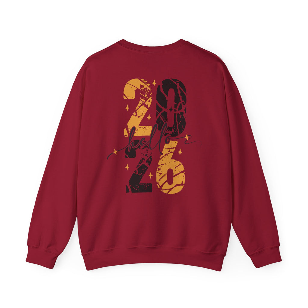 2026 New Year Graphic Pullover Sweatshirt