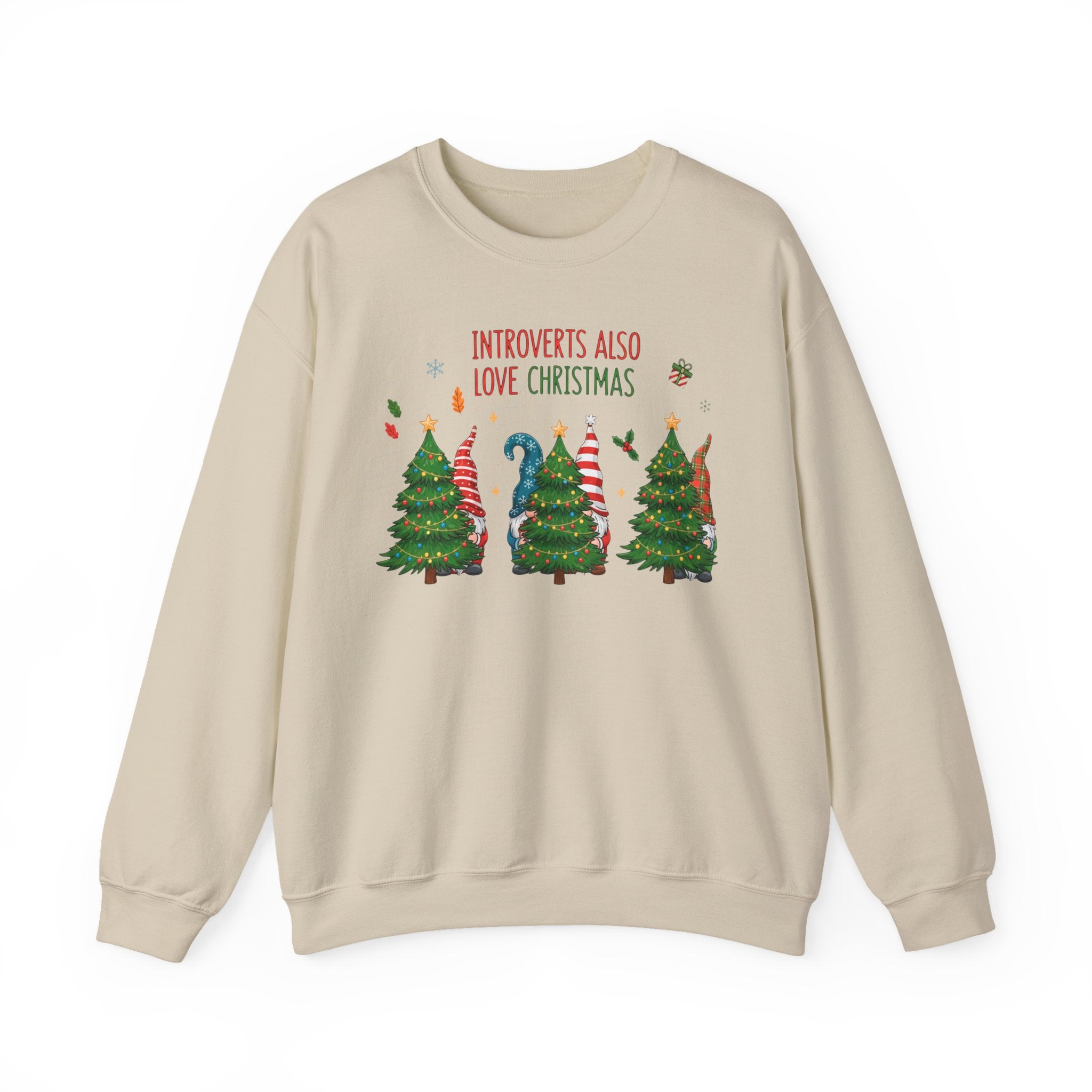 Introverts Also Love Christmas Sweatshirt