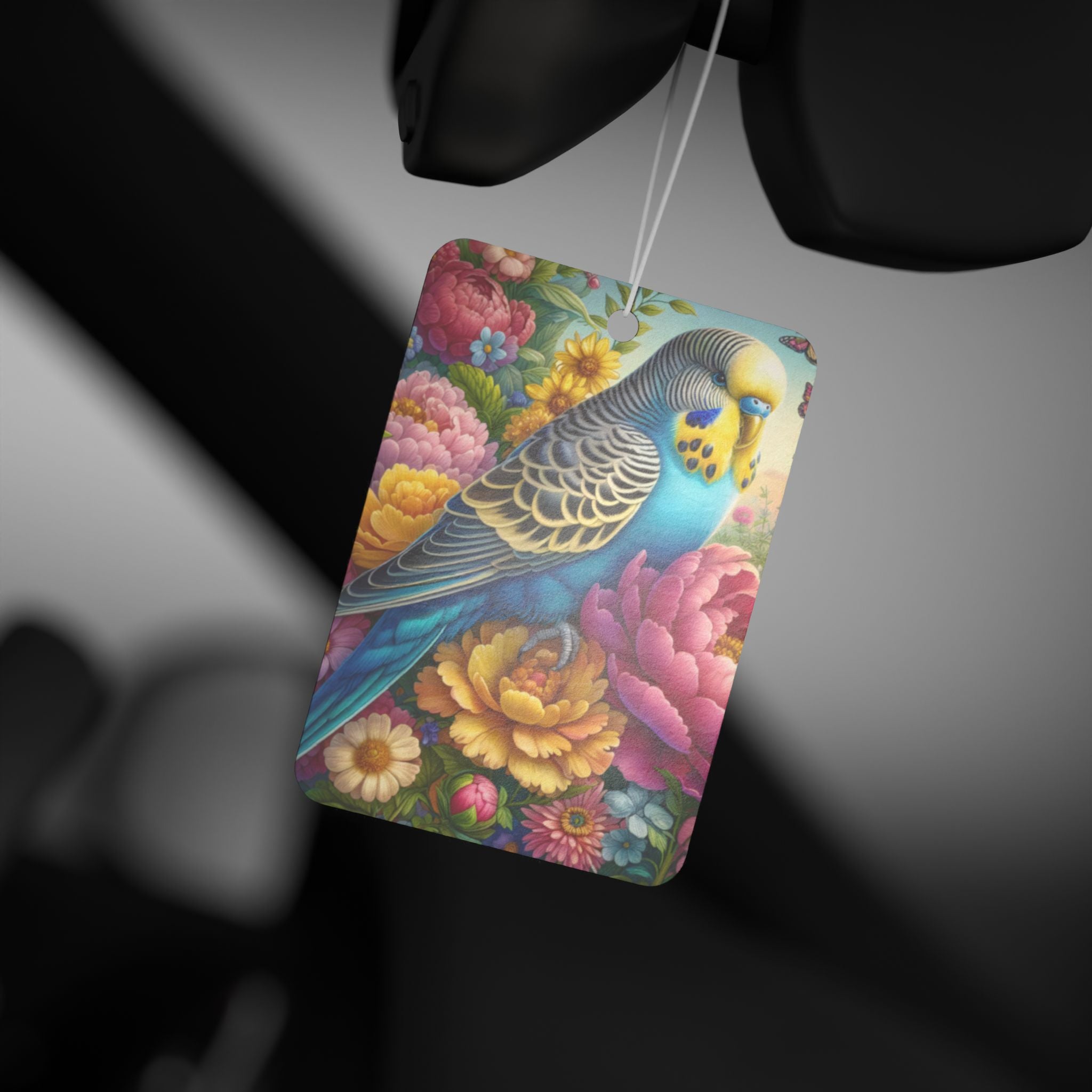 Vibrant Parakeet Car Air Freshener