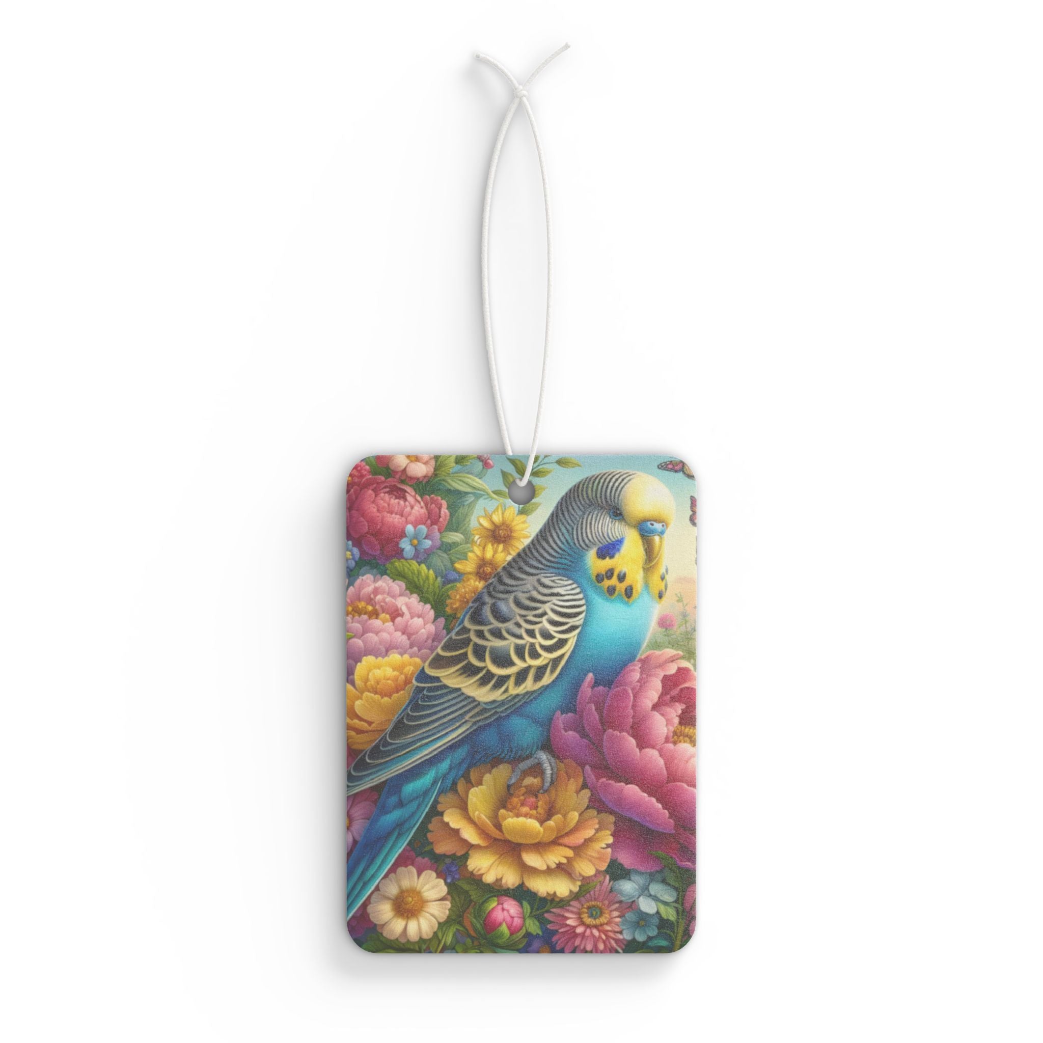 Vibrant Parakeet Car Air Freshener