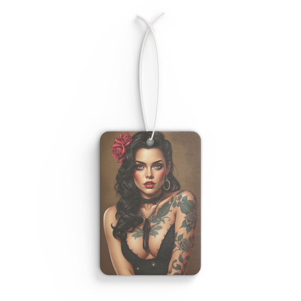 Vintage Tattoo Lady Car Air Freshener