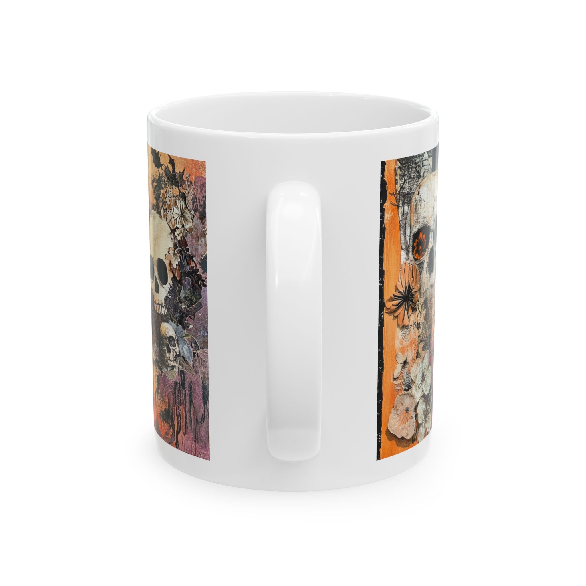 Skull Flower Coffee Mug