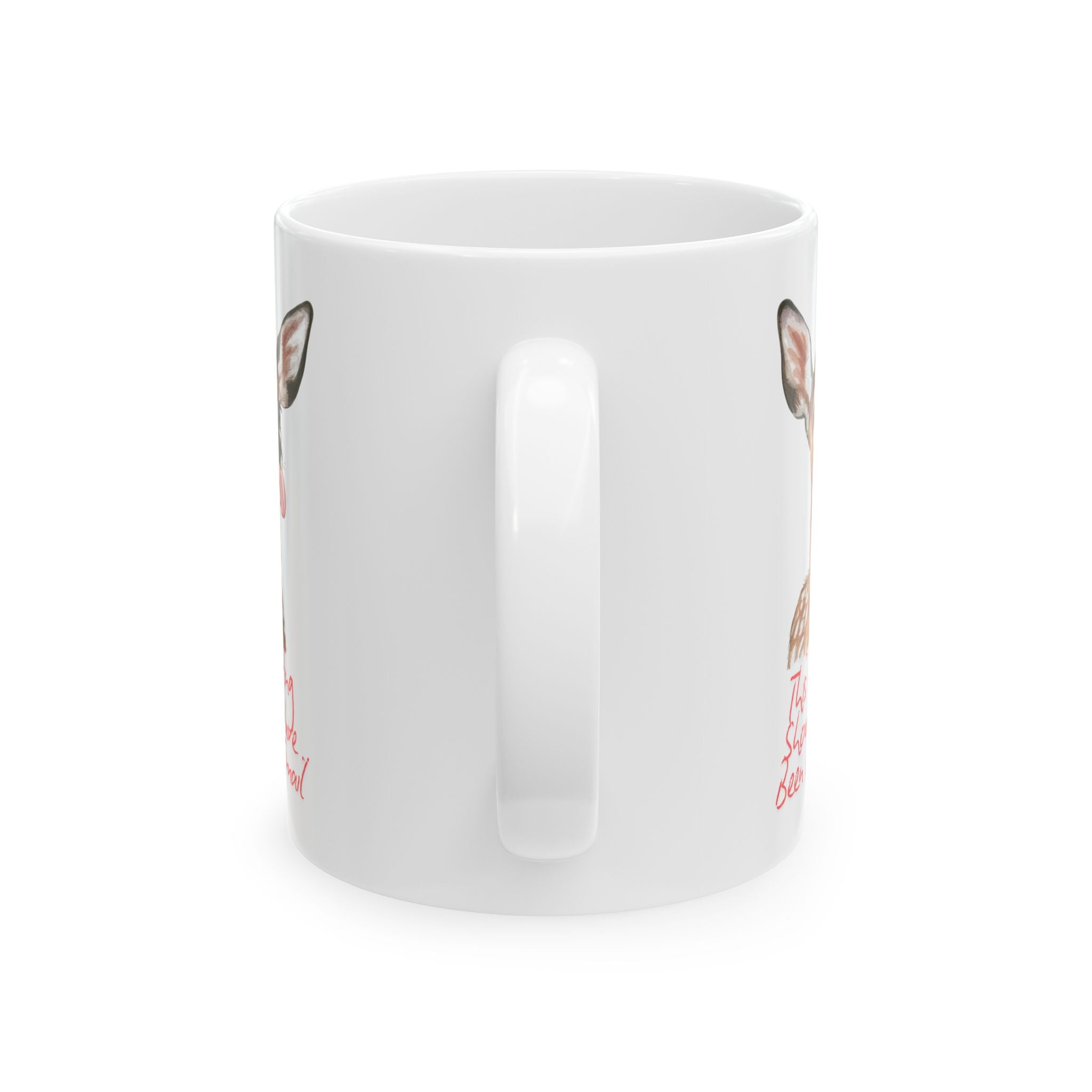 This Meeting Should Have Been An Email Ceramic Mug (11oz), Deer Office Coffee Cup