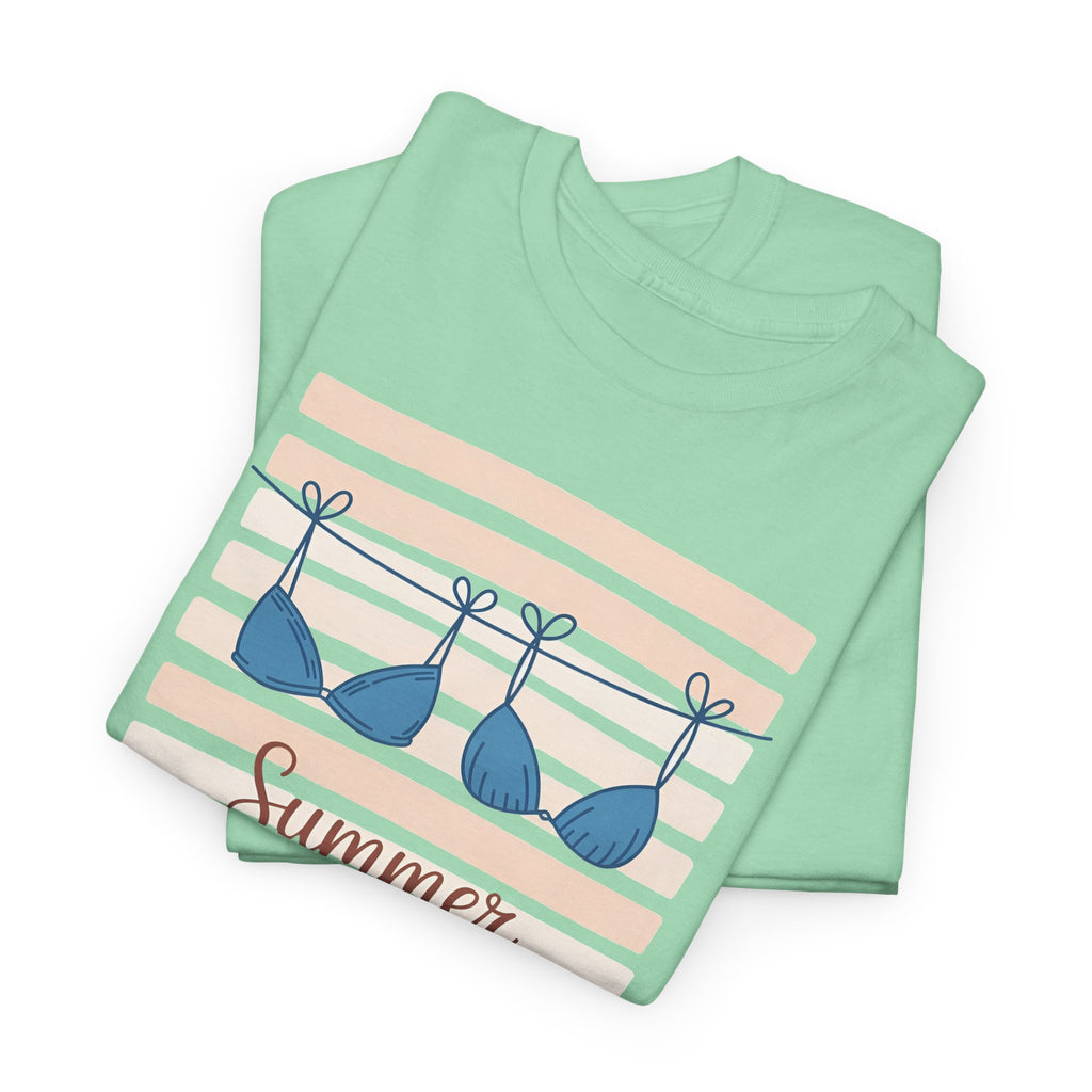 Summer Is In The Air Tee — Beach Bikini Graphic T-Shirt