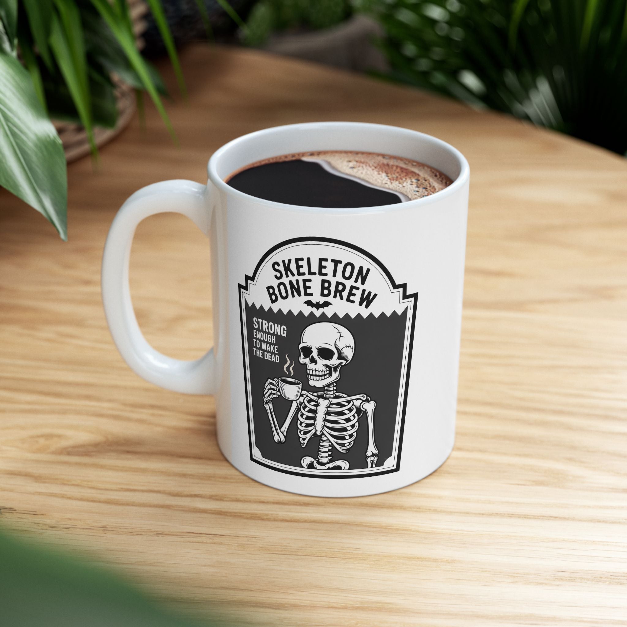 Skeleton Bone Brew Ceramic Mug