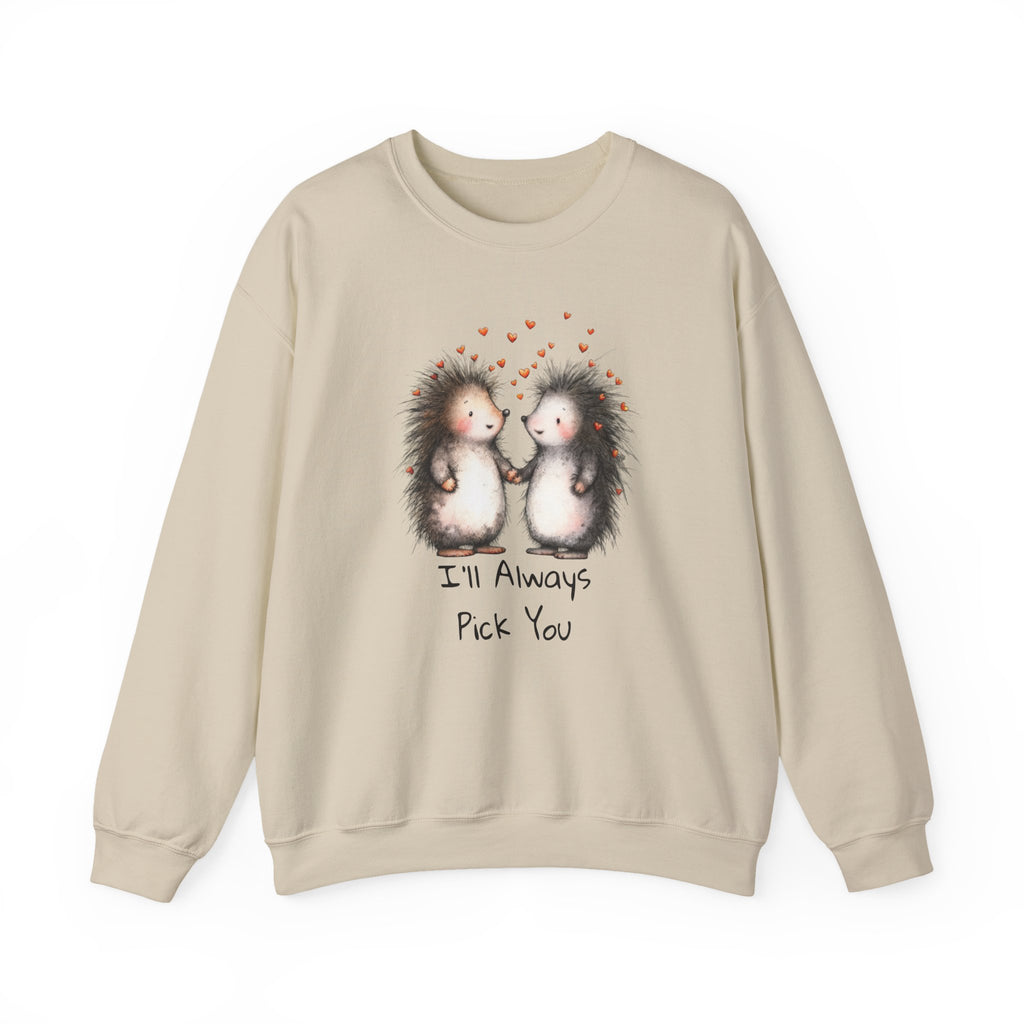 Hedgehog Couple Personalized Sweatshirt