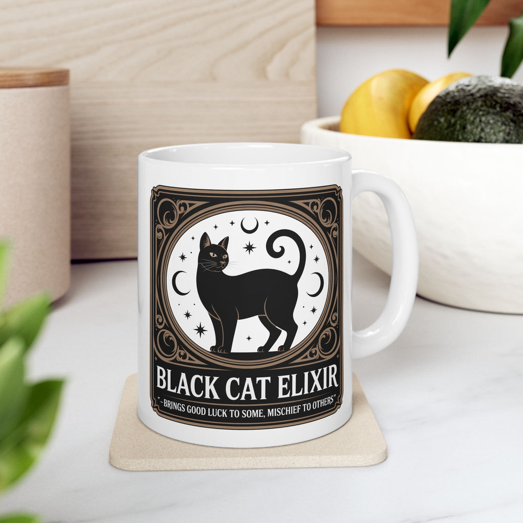 Black Cat Elixir Coffee Mug