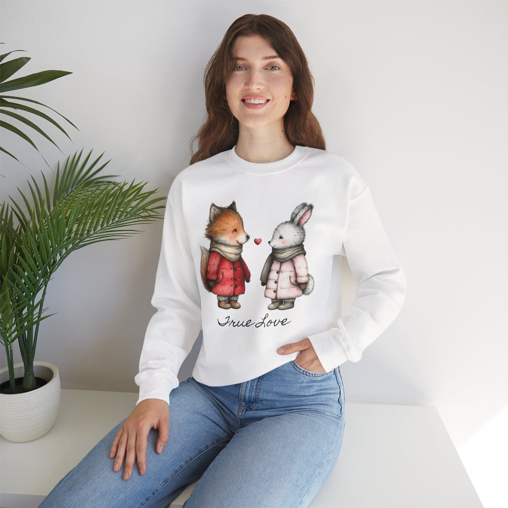Cute Fox & Bunny Personalized Crewneck