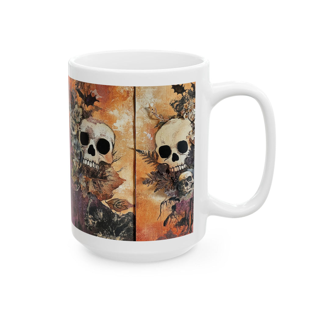 Skull Flower Coffee Mug