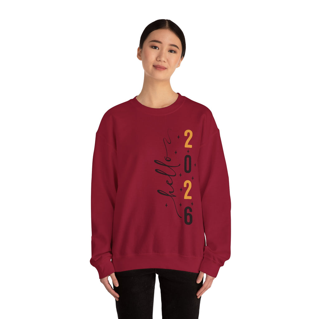 2026 New Year Graphic Pullover Sweatshirt