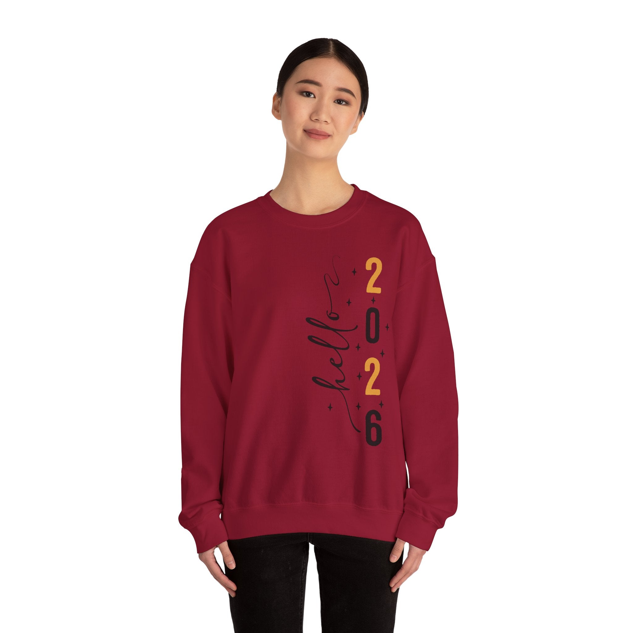2026 New Year Graphic Pullover Sweatshirt