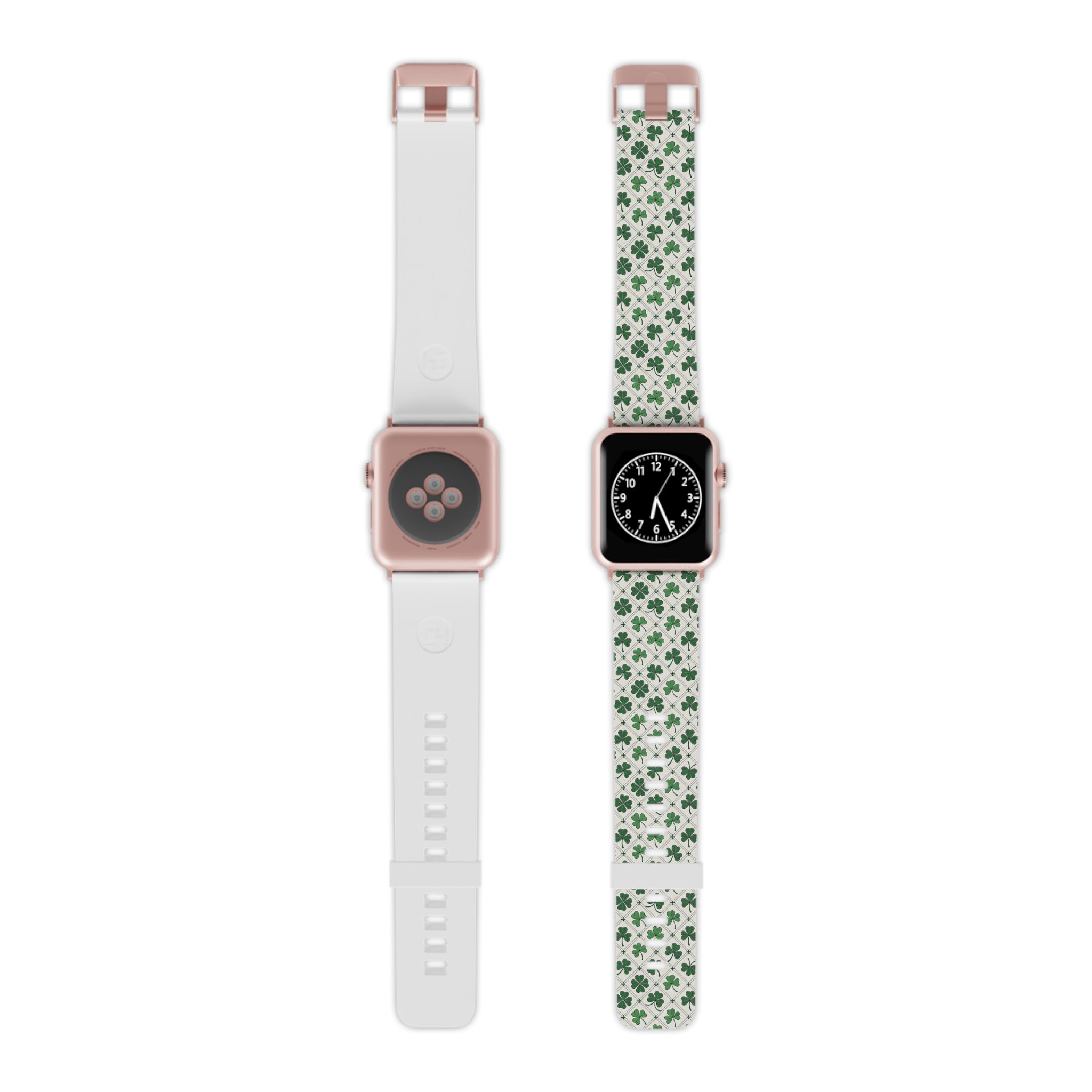 Clover Pattern Apple Watch Band — Green Shamrock St. Patrick’s Day Strap
