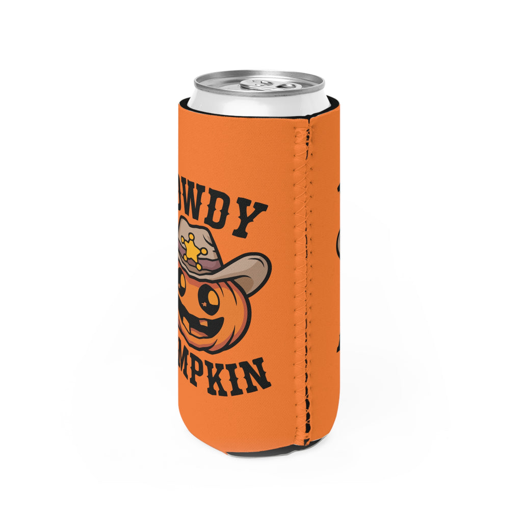 Howdy Pumpkin Slim Can Cooler