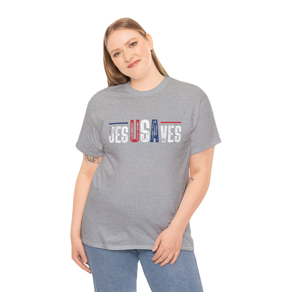 Jesus Saves Patriotic T-Shirt